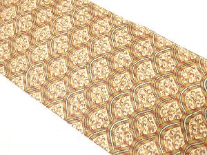 荒波模様織り出し名古屋帯